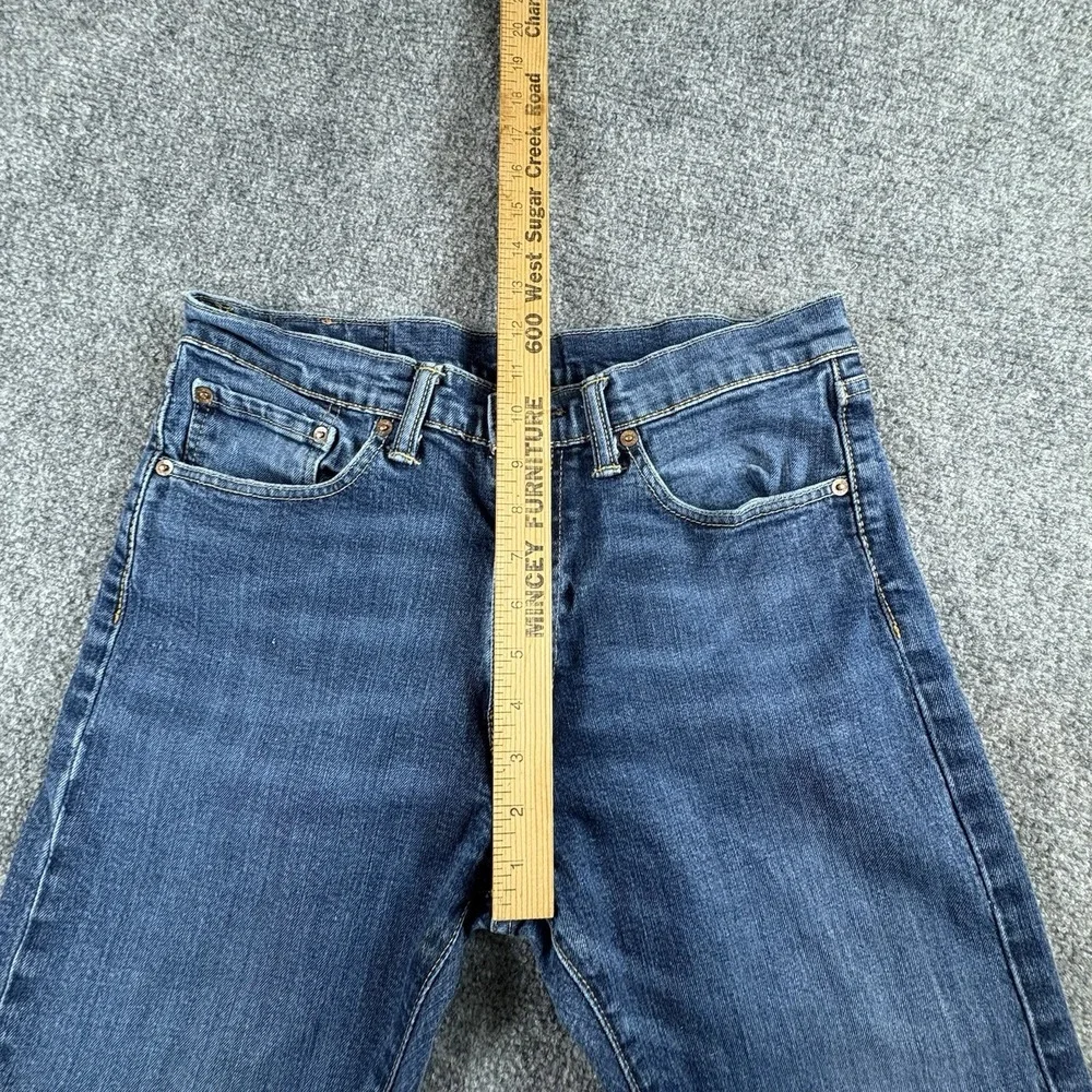 Levi's 505 Jeans Men 32x28.5 Blue‎ Straight Distressed Faded Streetwear Workwear